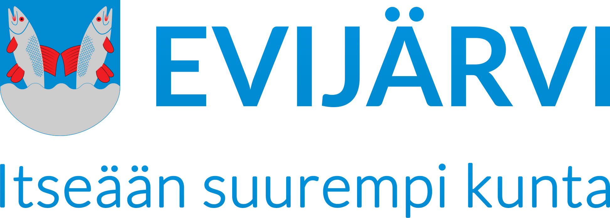 Evijarvi logo slogan taustalla