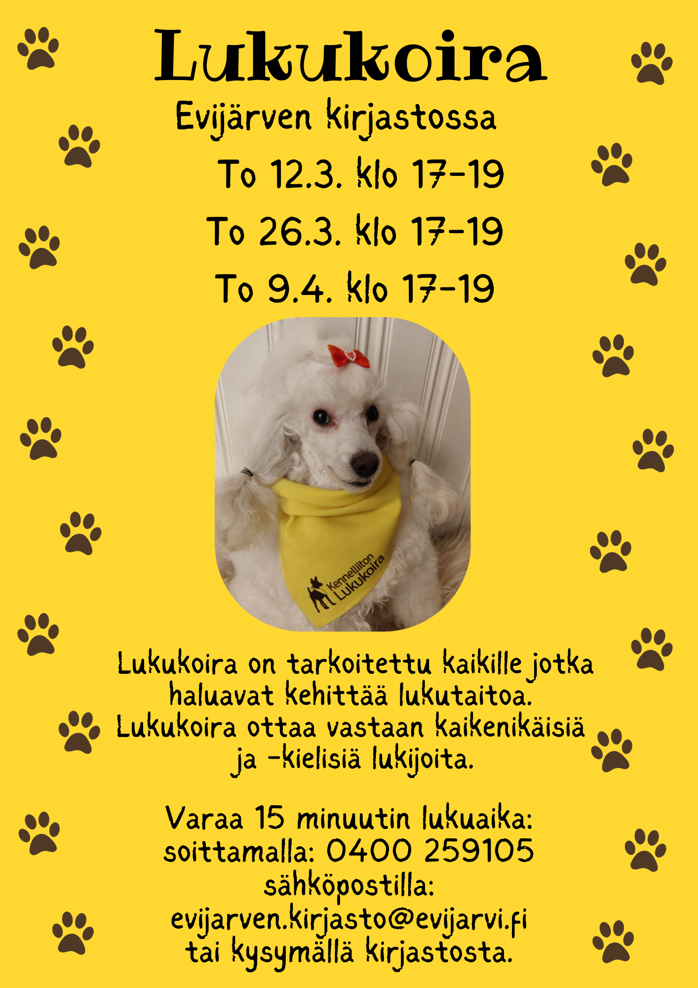 Lukukoira maaliskuu 2026