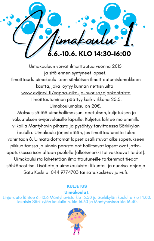 Kesn uimakoulut 1