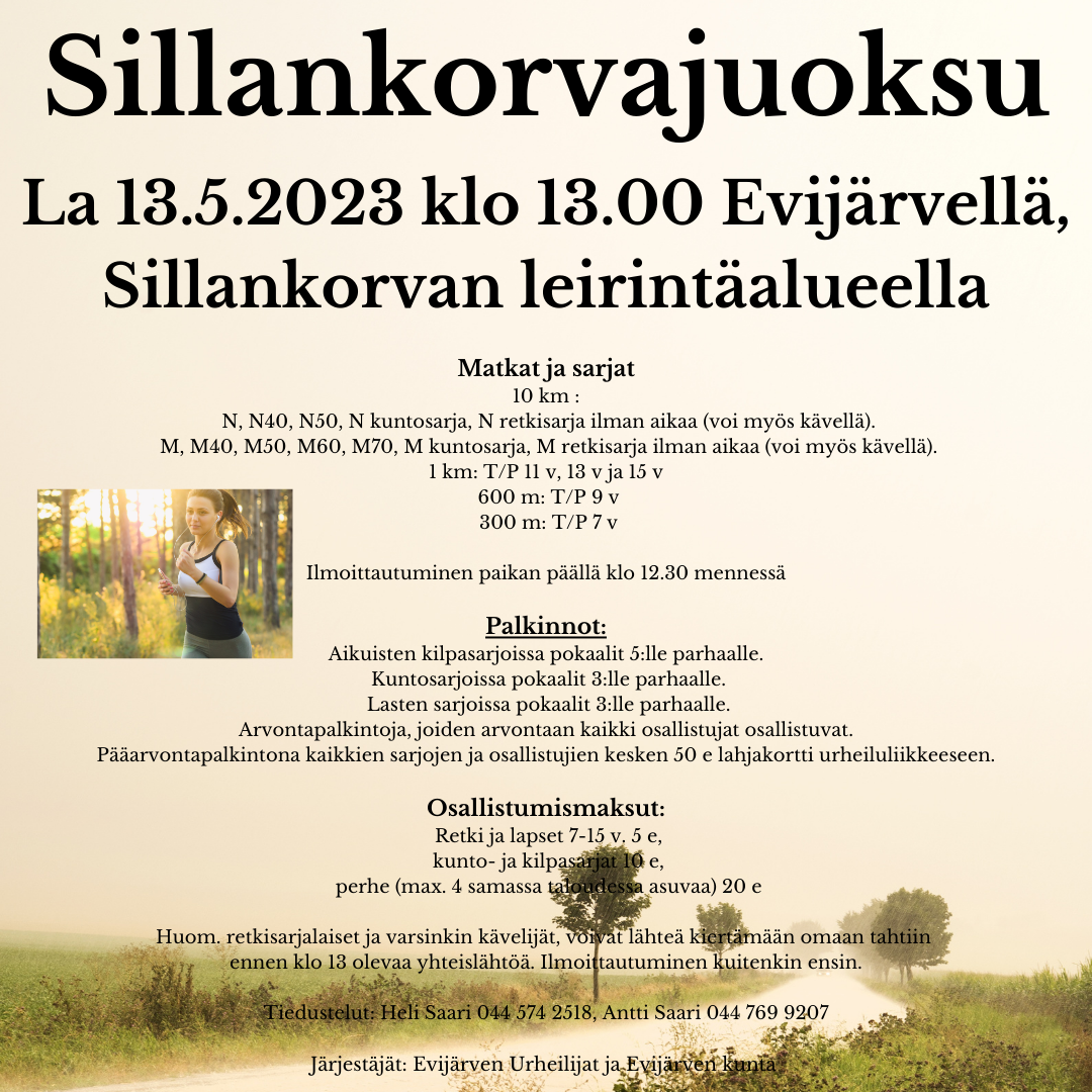 Sillankorvajuoksu 2023 some
