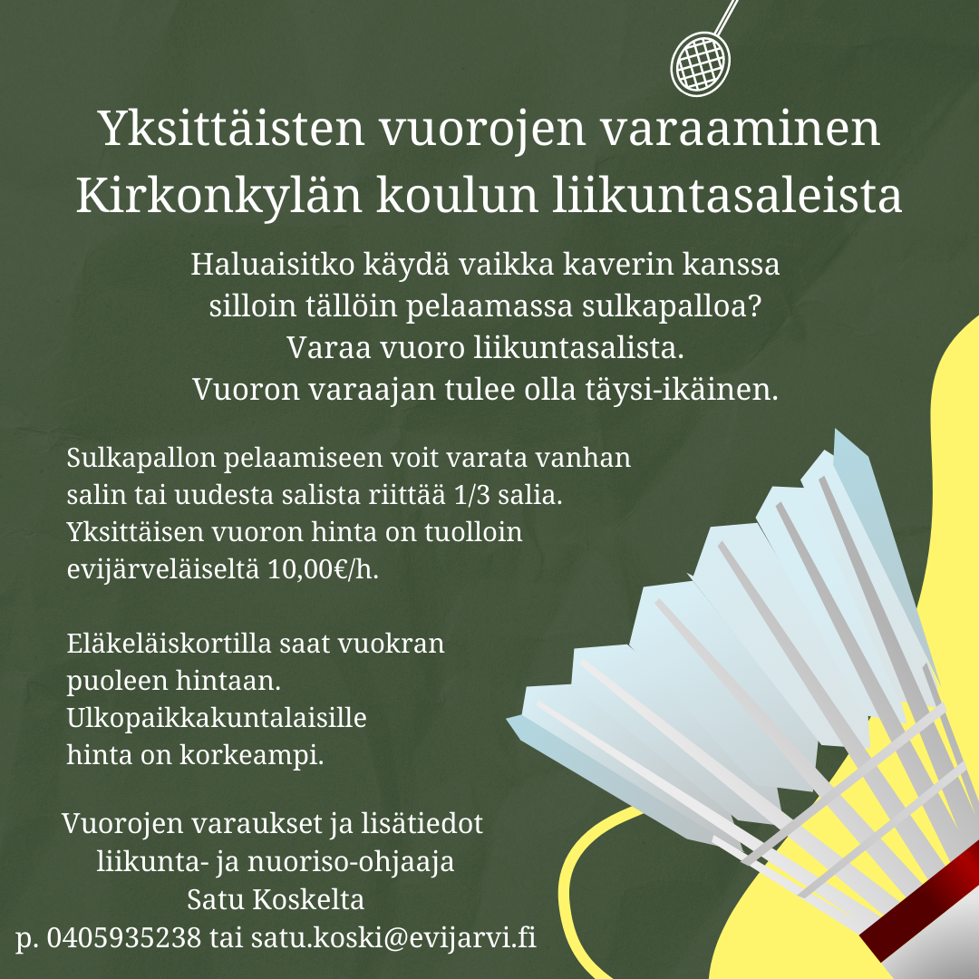 Sulkapallovuoron mainos some