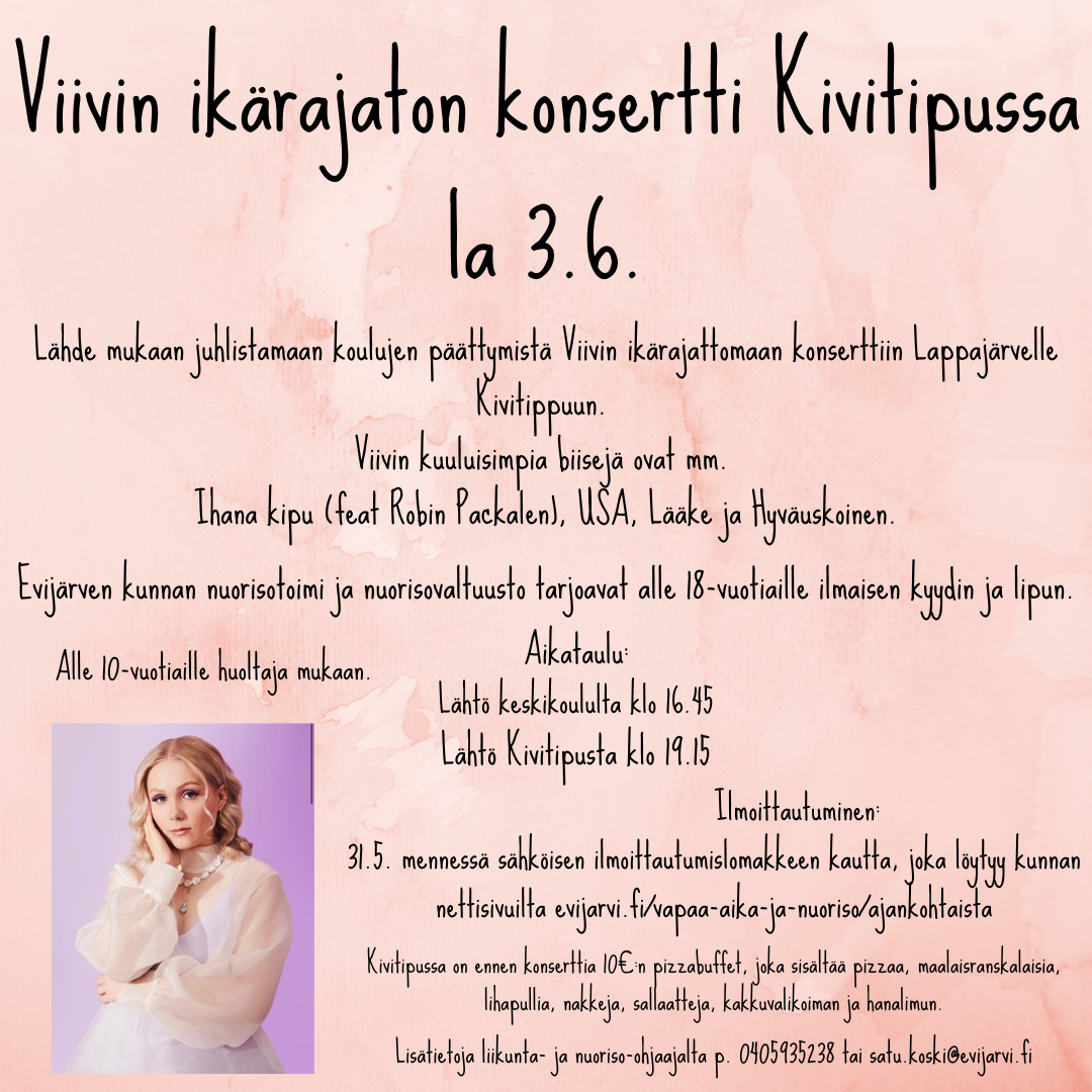 Viivin ikrajaton konsertti Kivitipussa la 36 some
