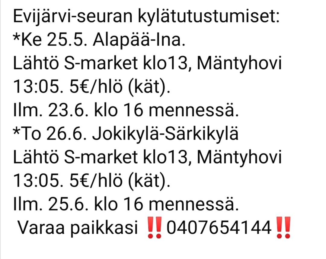 kylkierrokset